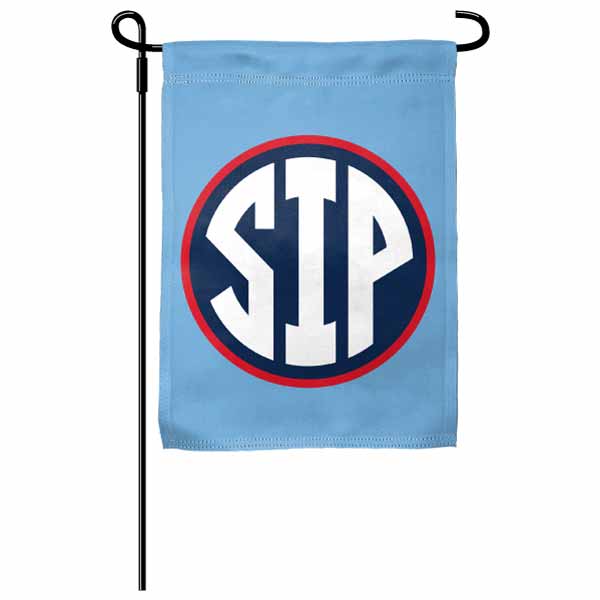 Powder Blue SIP 13x18 Garden Banner