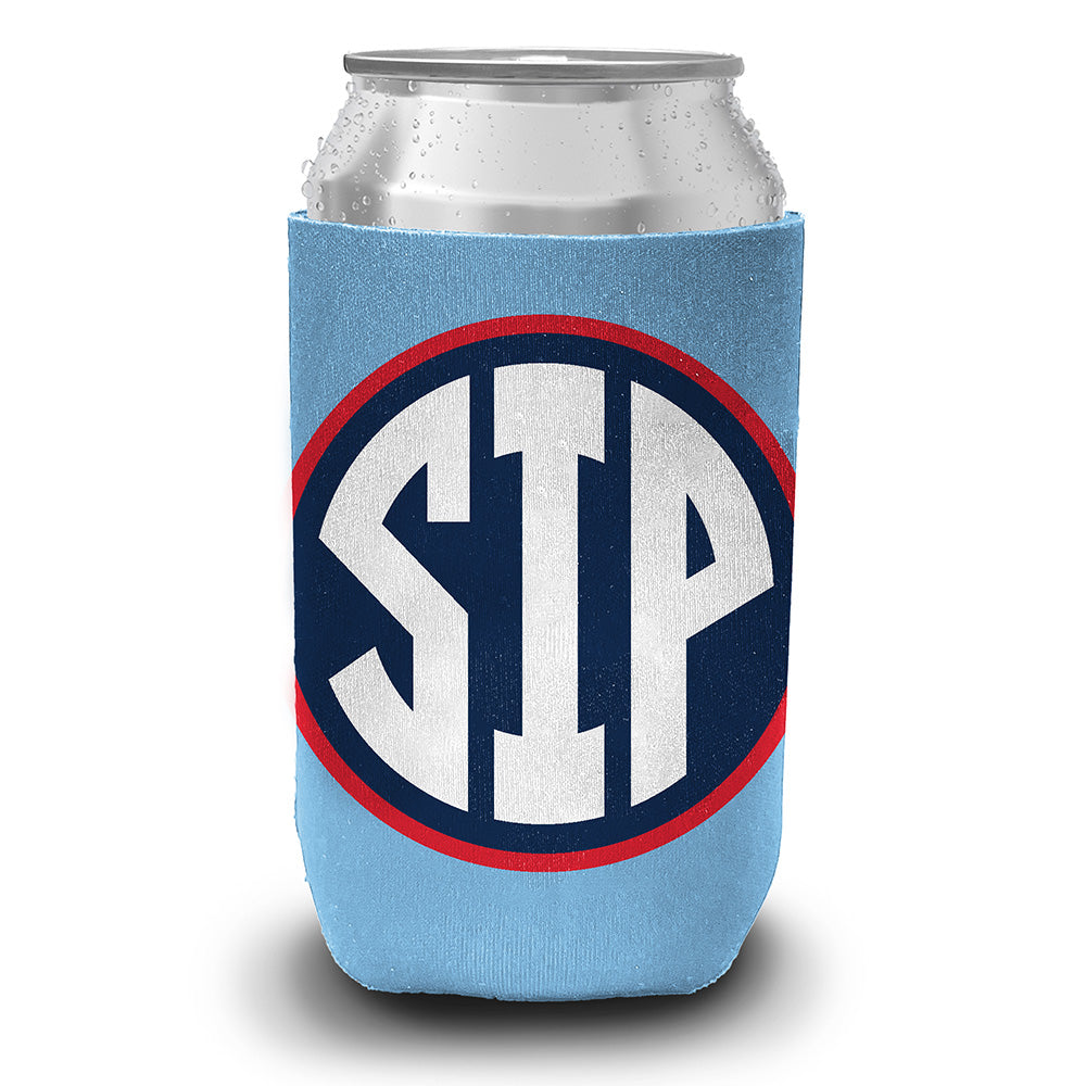 SIP Powder Blue Koozie