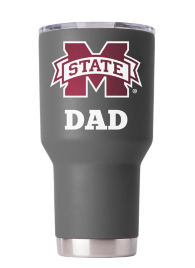 MSU Grey Dad Tumbler - 30 oz