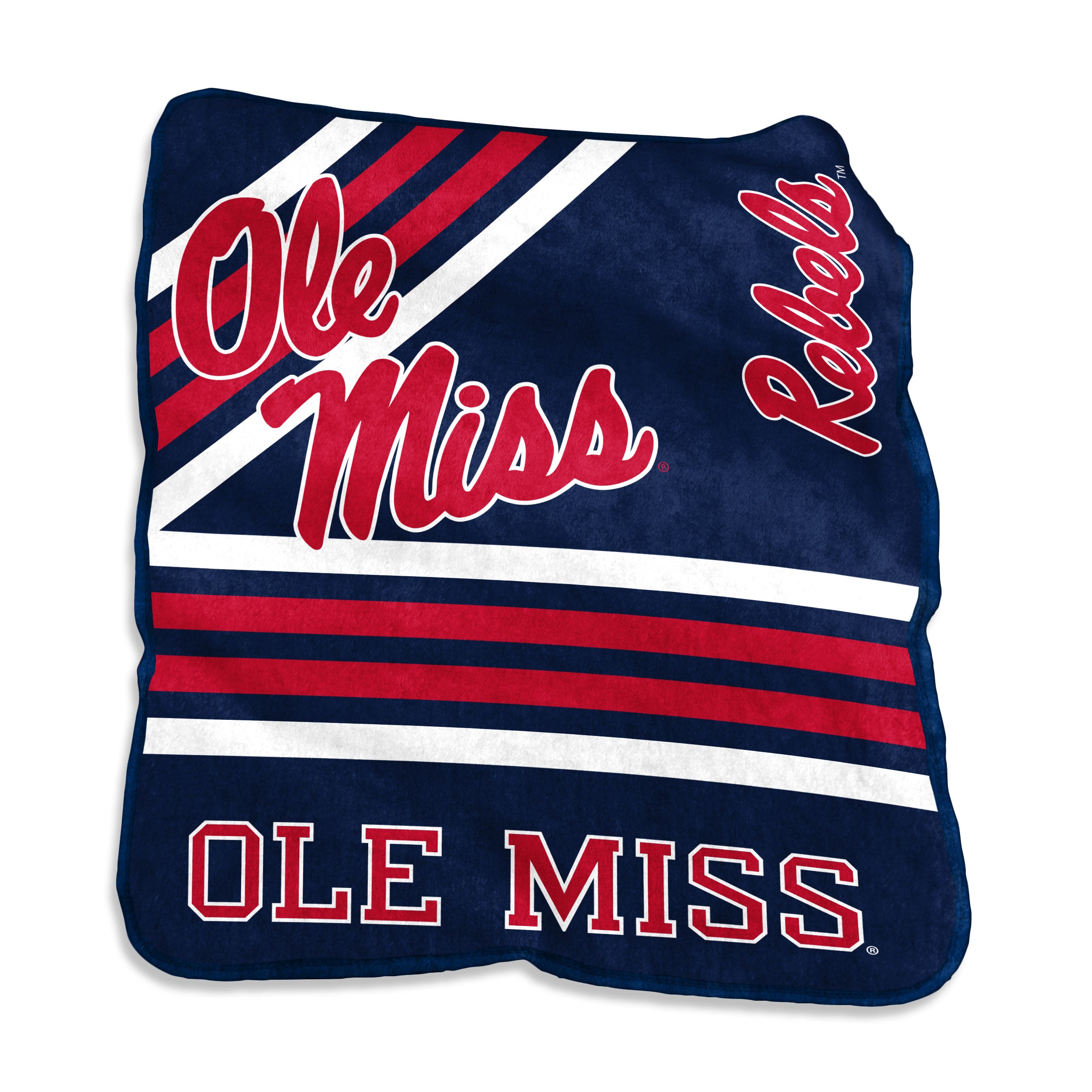 Raschel Ole Miss Throw Blanket