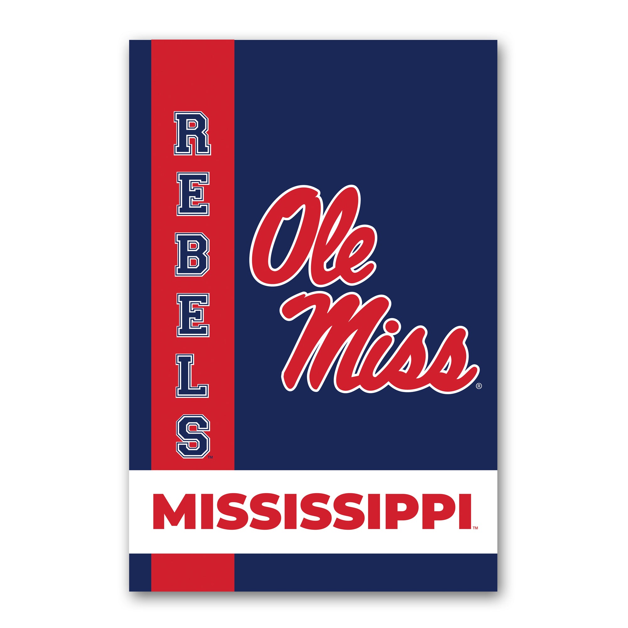 Magnolia Lane Ole Miss Garden Flag