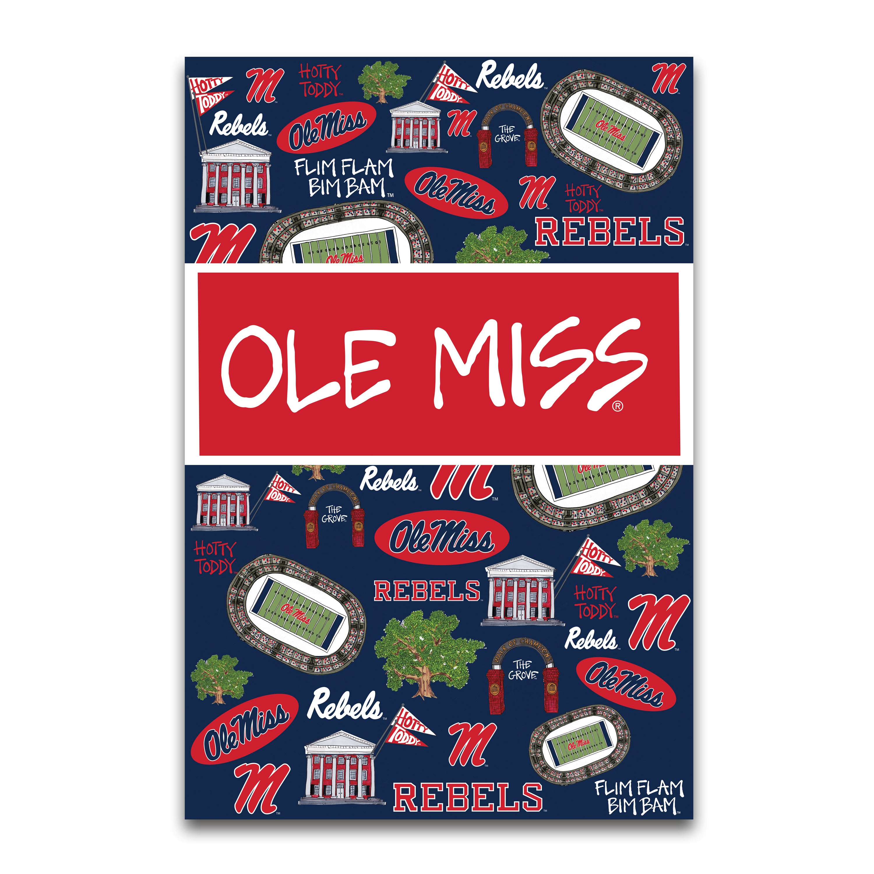 Magnolia Lane Ole Miss Garden Flag