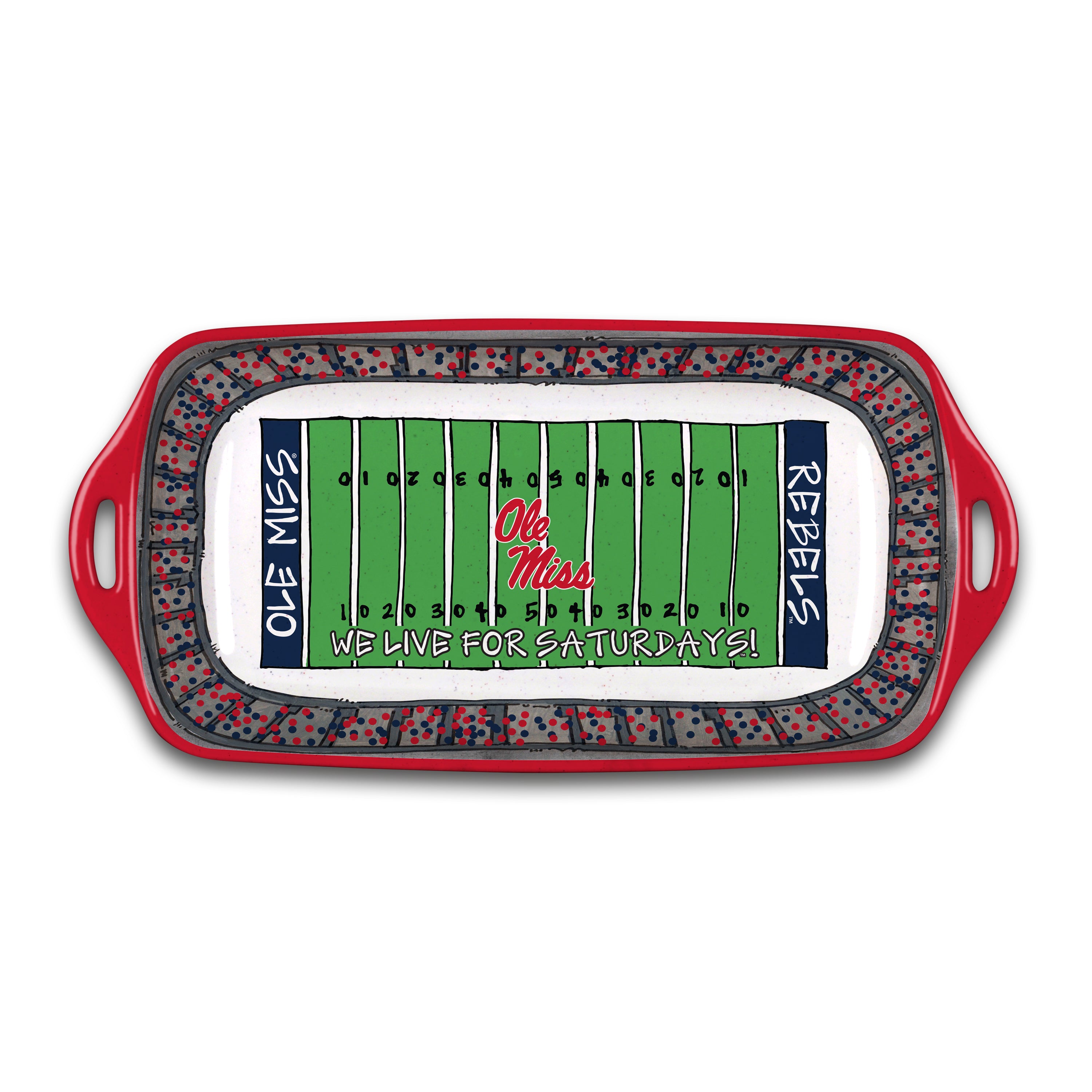 Magnolia Lane Ole Miss Stadium Tray