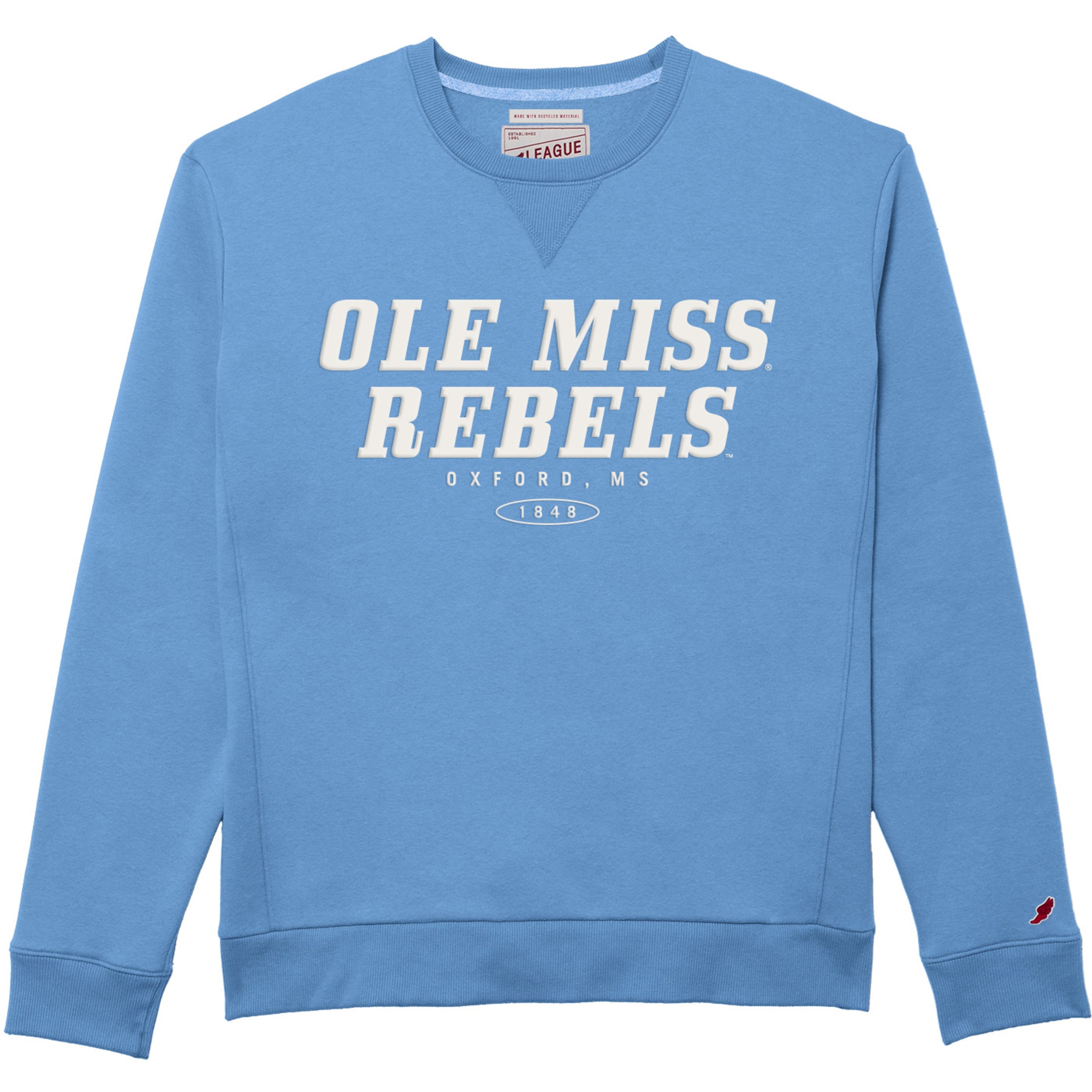League Ole Miss Powder Blue Sweatshirt