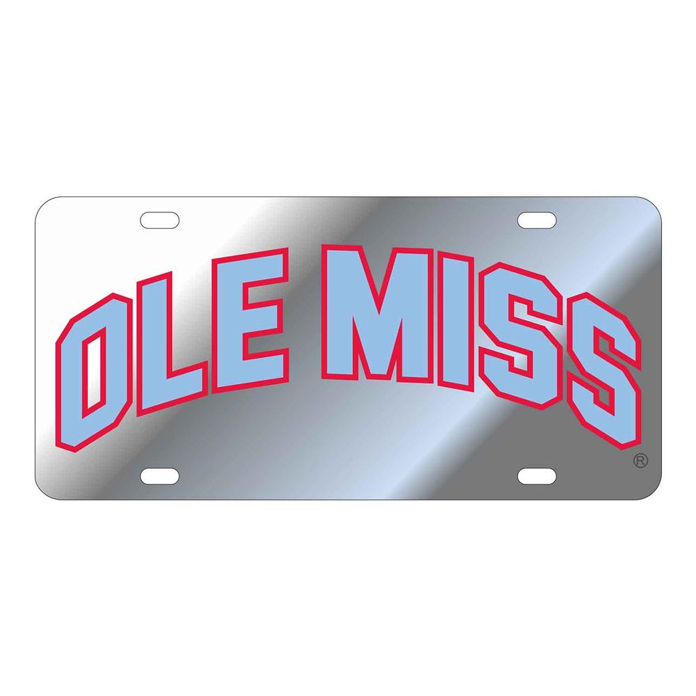 Craftique Ole Miss Arched Car Tag