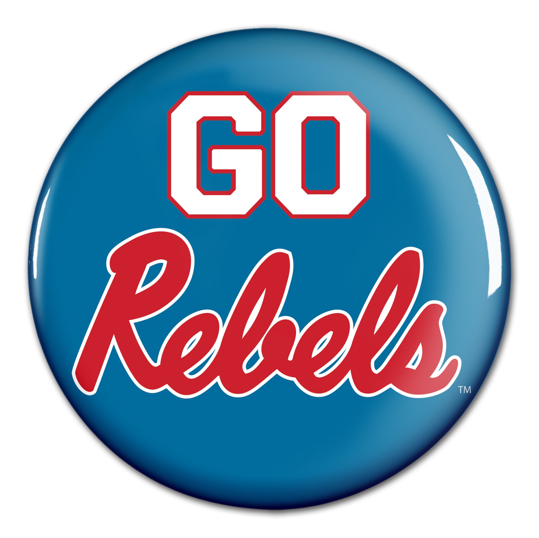 "Go Rebels" Button