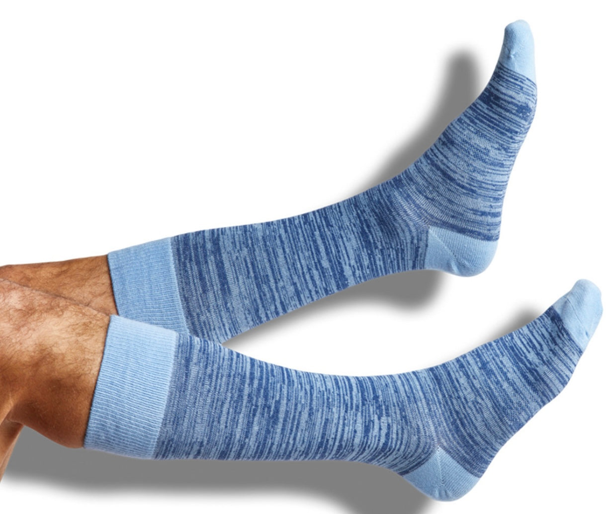 DaedSoxy Powder Blue and Navy Socks