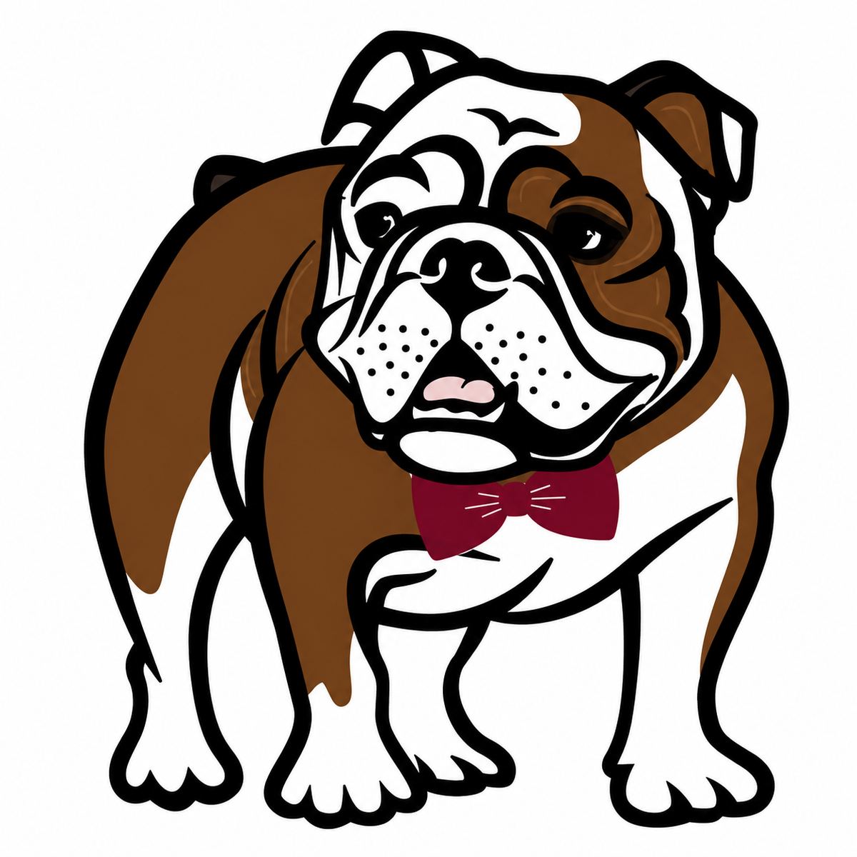 Mississippi State Vinyl Bulldog Decal