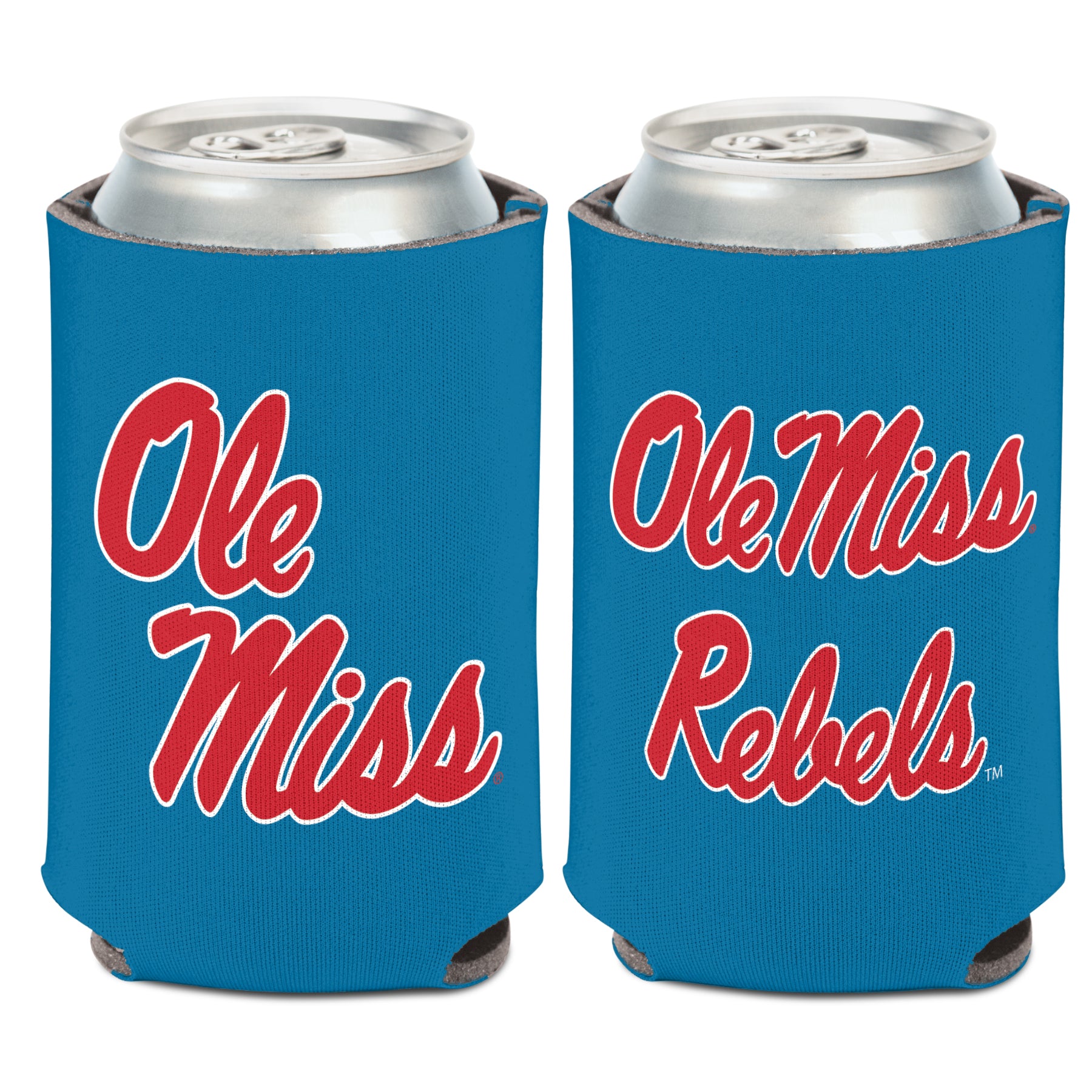 Ole Miss Can Cooler- 12 oz Powder Blue