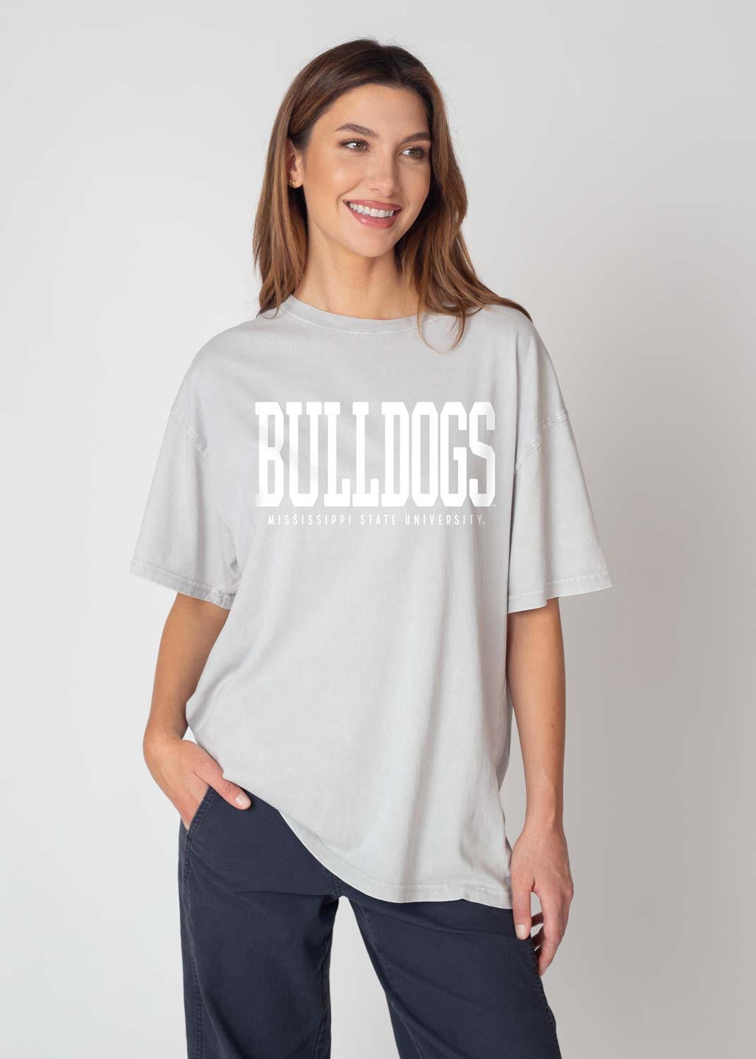 Chicka-d Mississippi State Band Tee - Steel