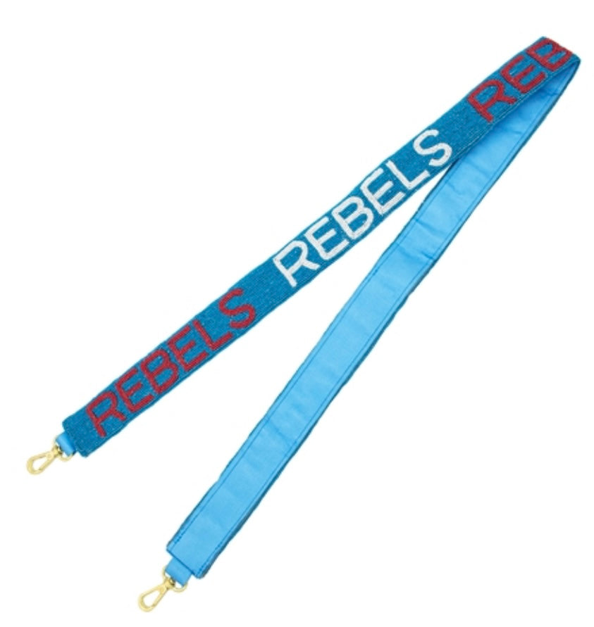Powder Blue Beaded Rebels Strap