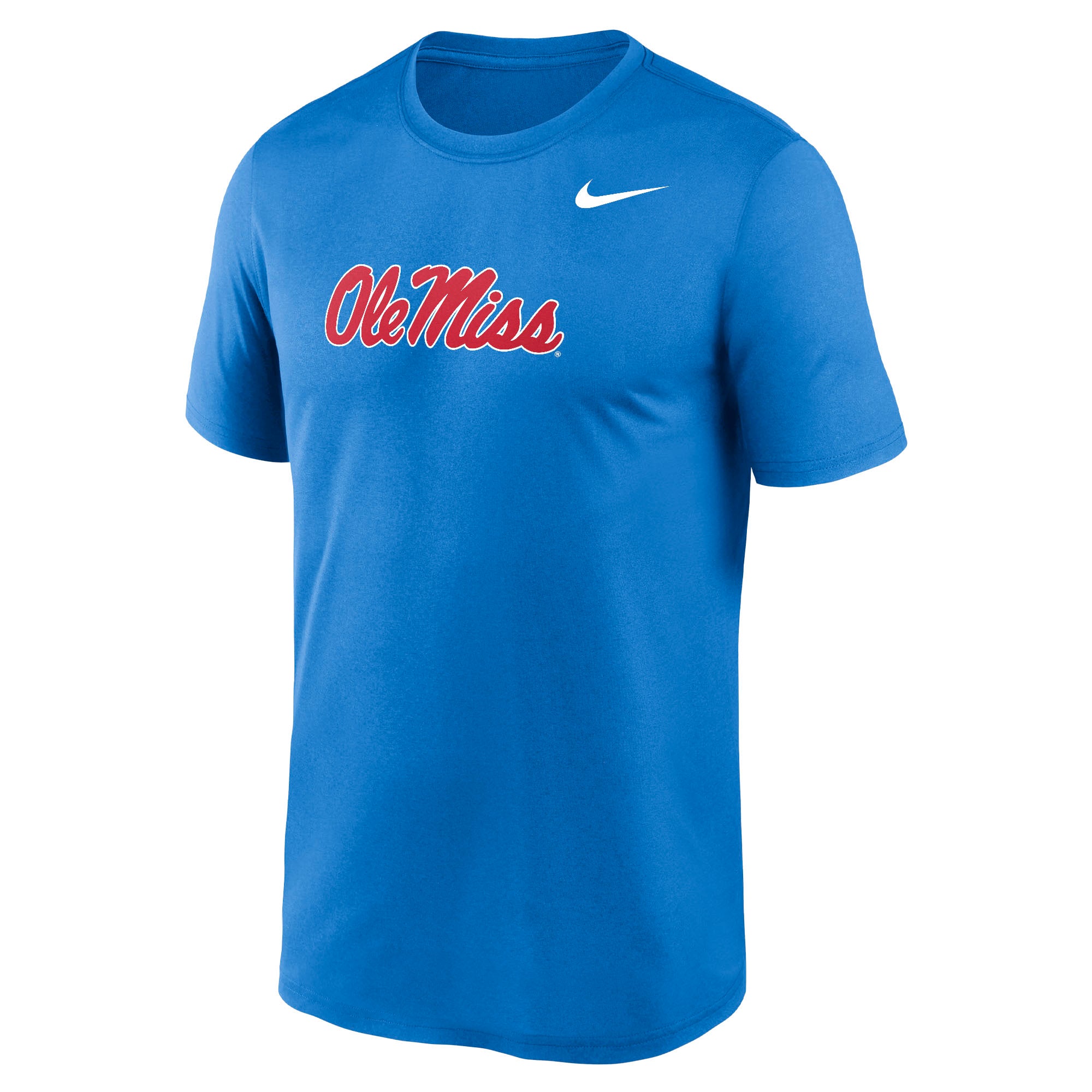 Dri Fit Nike Ole Miss Powder Blue T Shirt