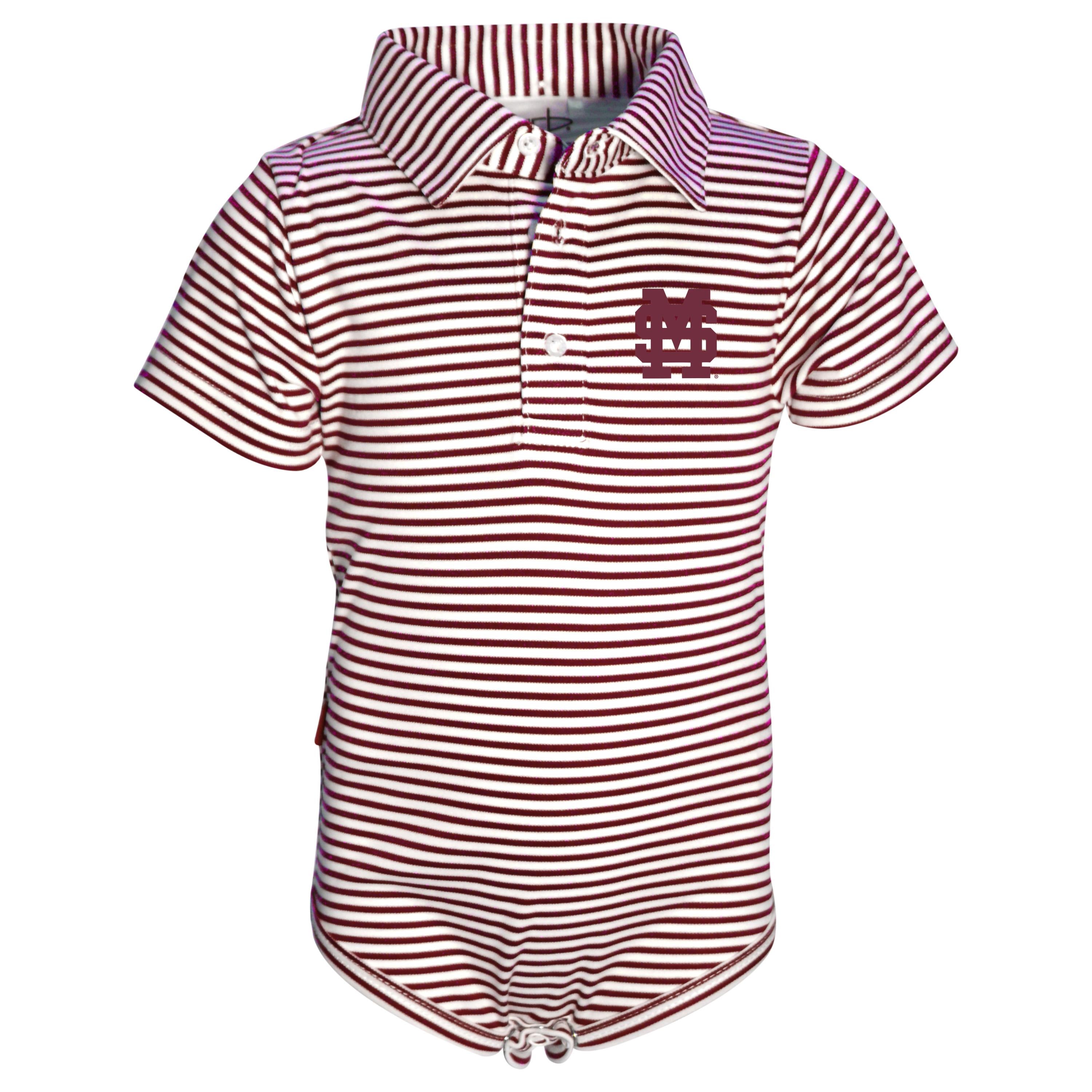 Garb Toddler and Youth Stripe Polo with M Over S