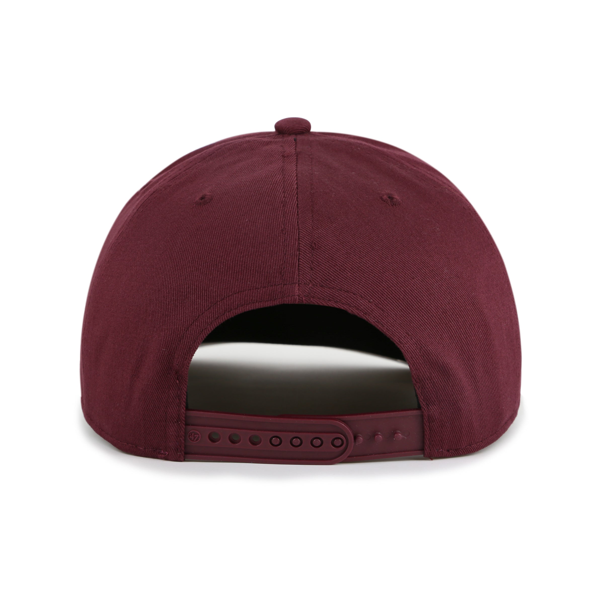 Mississippi State 47 Brand "Hitch" Rope Hat - Maroon with Walking Bully