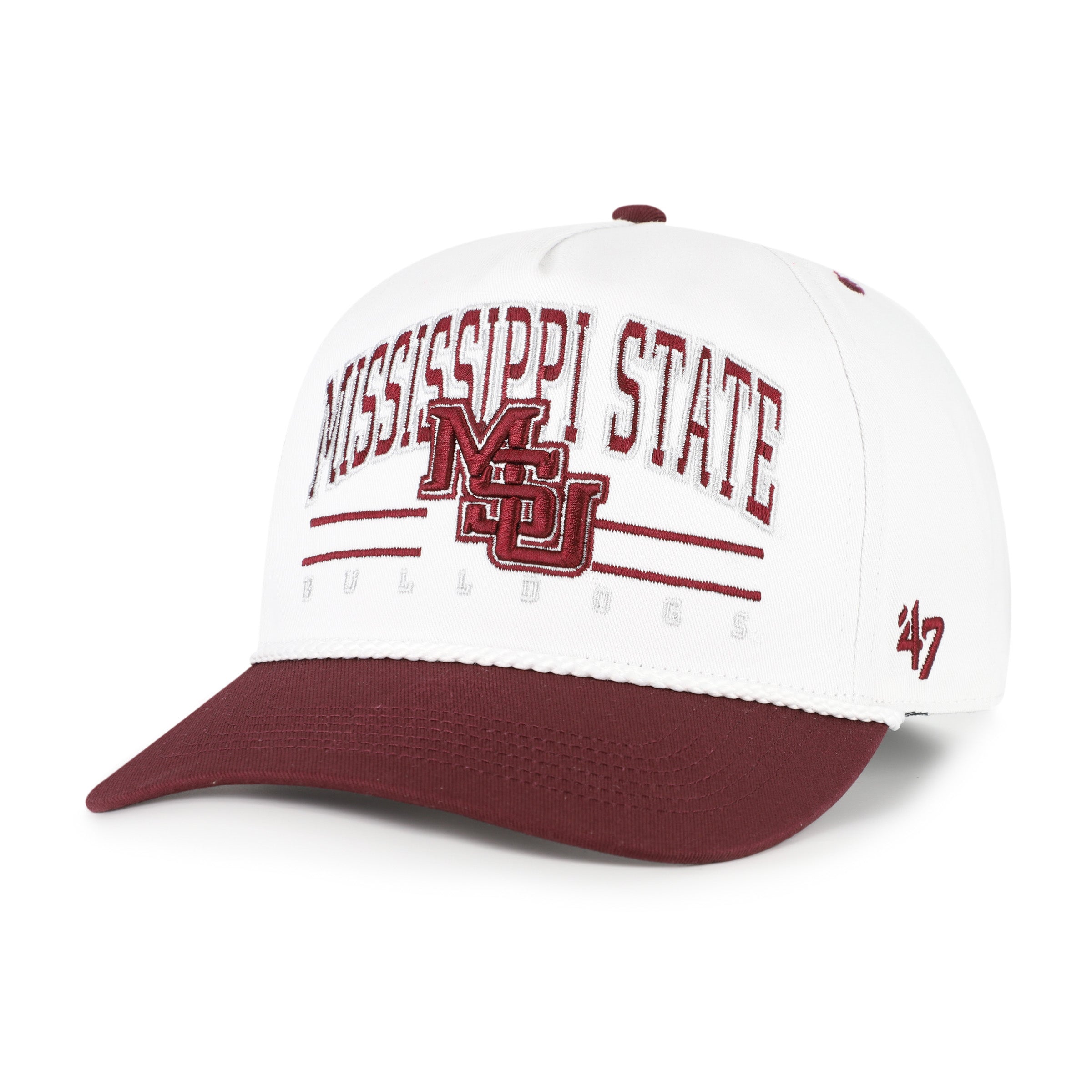 Mississippi State 47 Brand "Hitch" Rope Hat - Mississippi State with Interlocking MSU