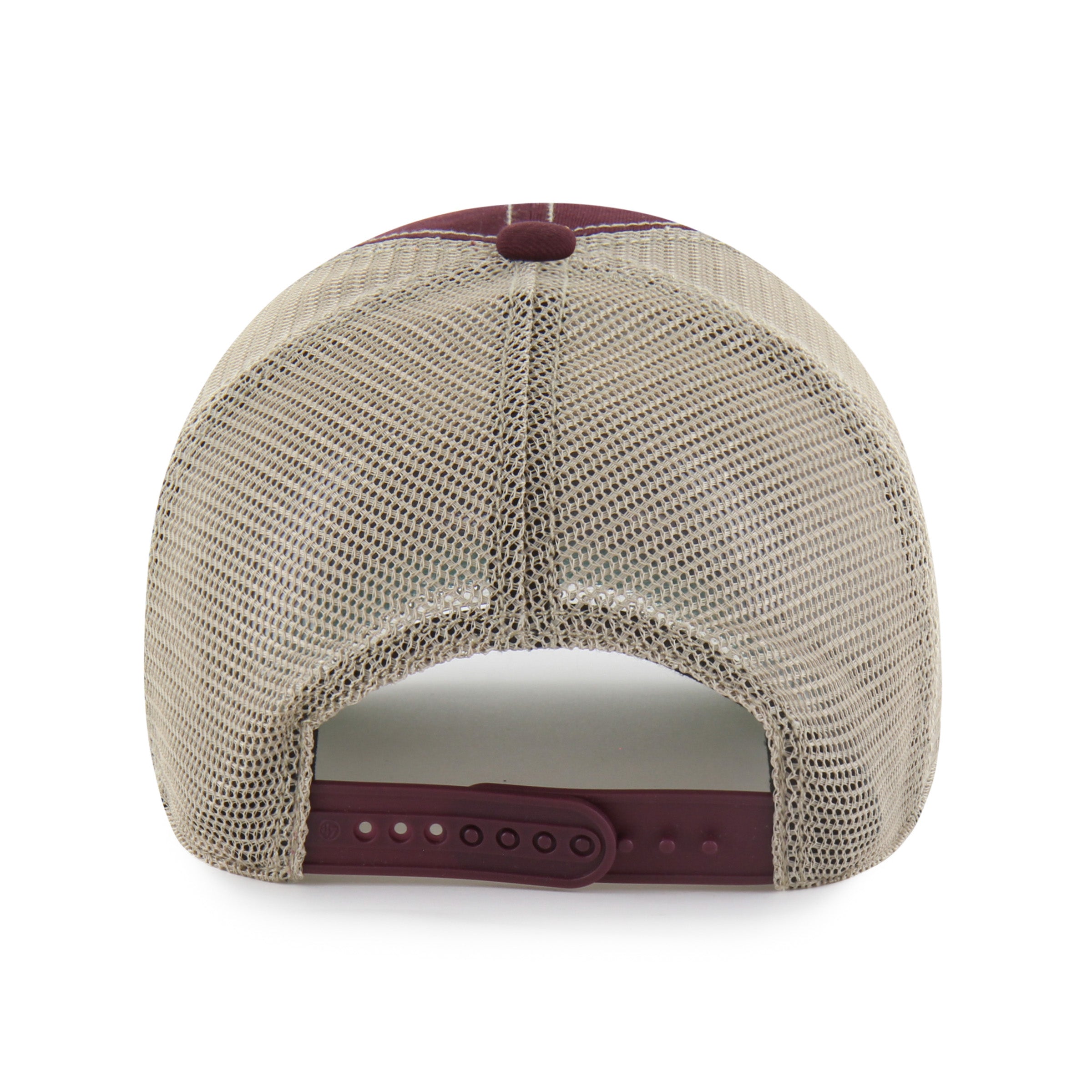 Mississippi State 47 Brand "Clean Up" Trucker Hat - Maroon with Interlocking MSU