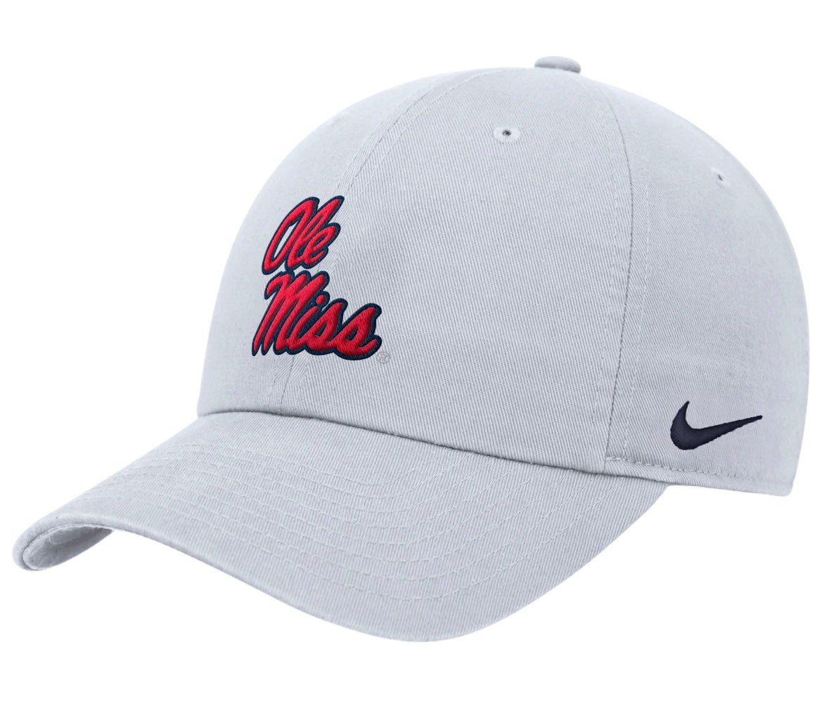 Nike Ole Miss Club Cap - White