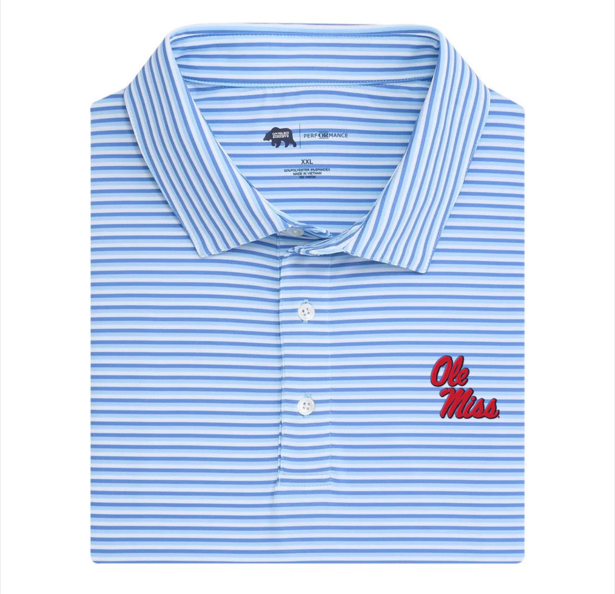 Onward Reserve Alternate Tri Stripe Performance Polo