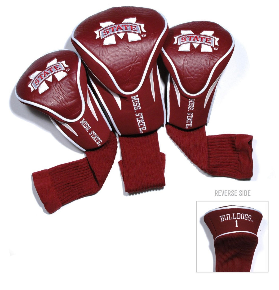 Mississippi State 3 Pack Golf Club Headcovers
