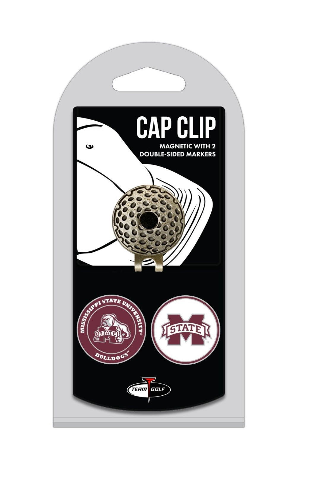 Mississippi State Magnetic Cap Clip with 2 Double Sided Markers