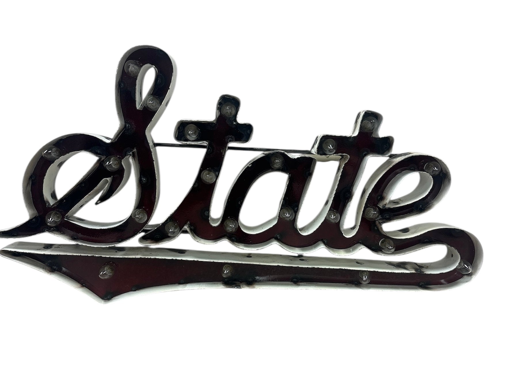LRT State Script Lighted Sign