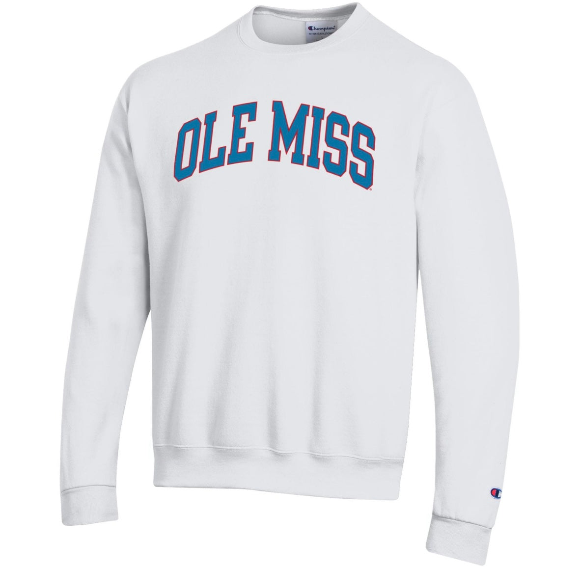 Champion Ole Miss Crewneck Sweatshirt - White