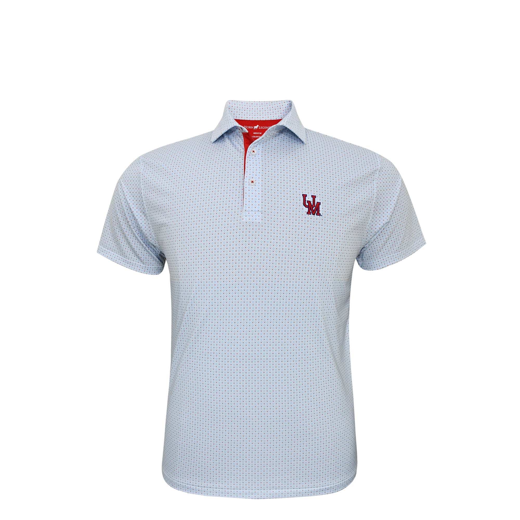 Horn Legend White, Serenity blue, and Red Polo