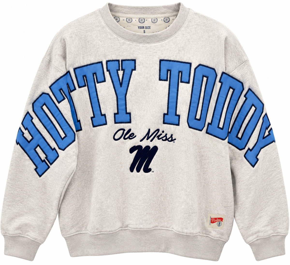 Ole Miss "Flannigan" Oversized Sweatshirt - One Size
