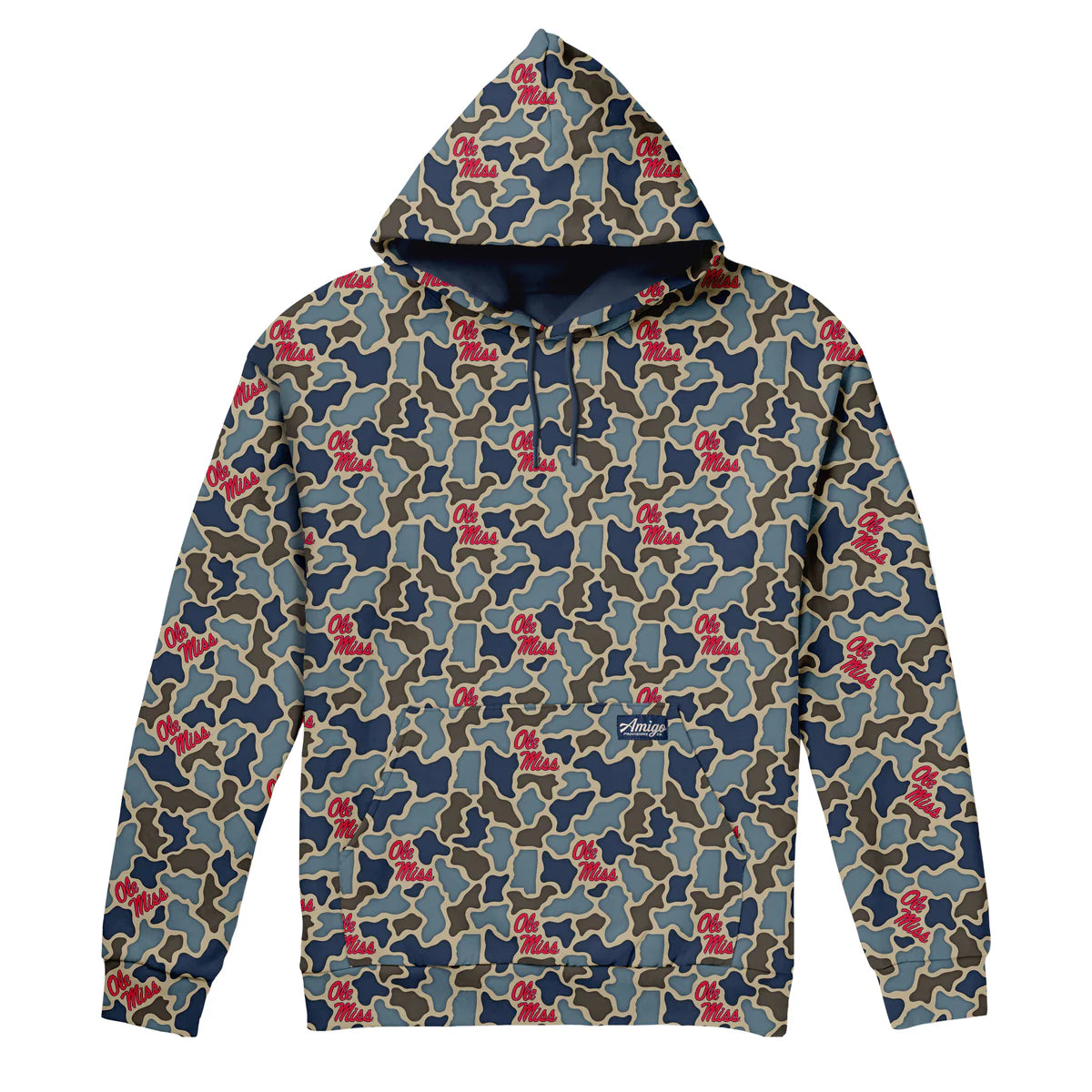Amigo Camo Ole Miss Fleece Hoodie