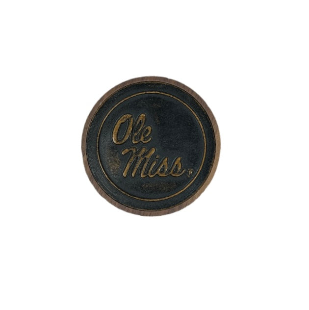 Zep Pro Ole Miss Circle Wood Magnet