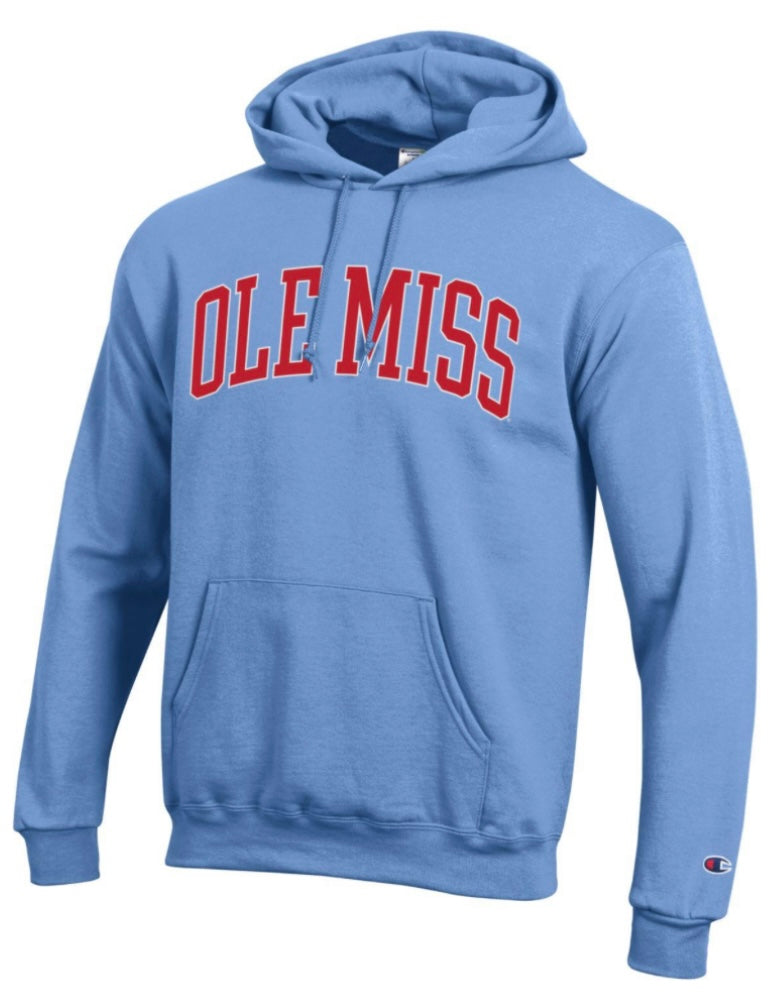 Champion Ole Miss Powder Blue Hoodie