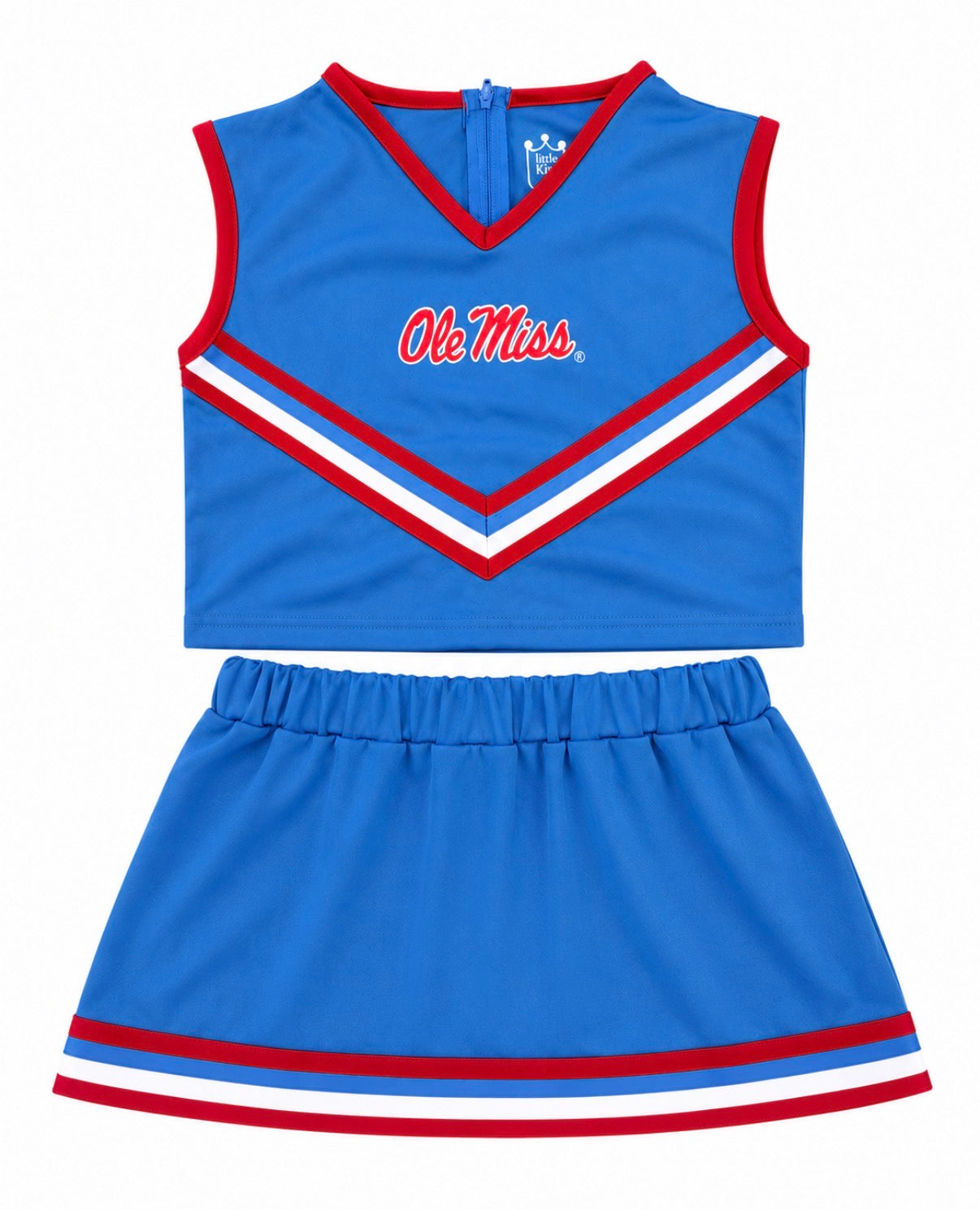 Little King Two Piece Cheer Outfit- Powder Blue