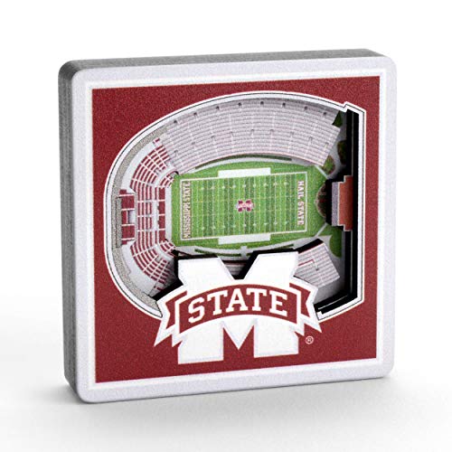 Mississippi State 3D Stadium View Magnet