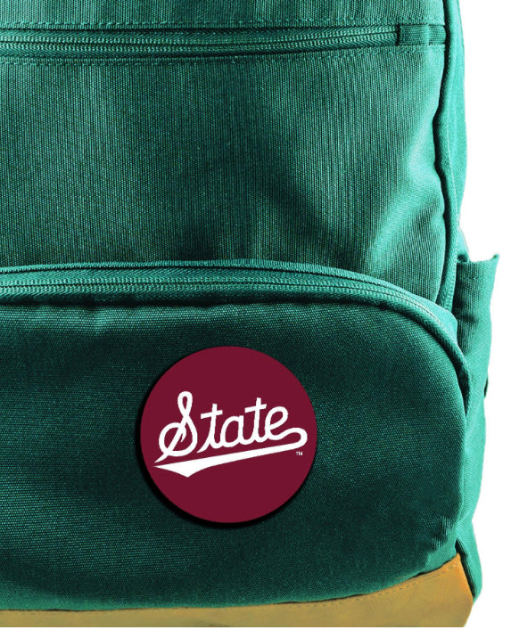 Maroon State Script Game Day Pin