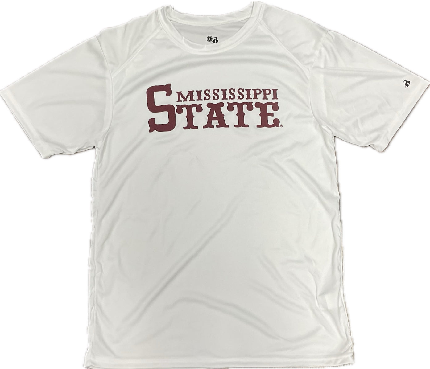 Mississippi State White Dri Fit T shirt