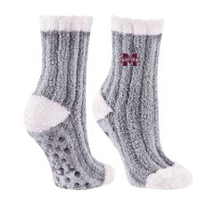 TCK Mississippi State Fuzzy Socks