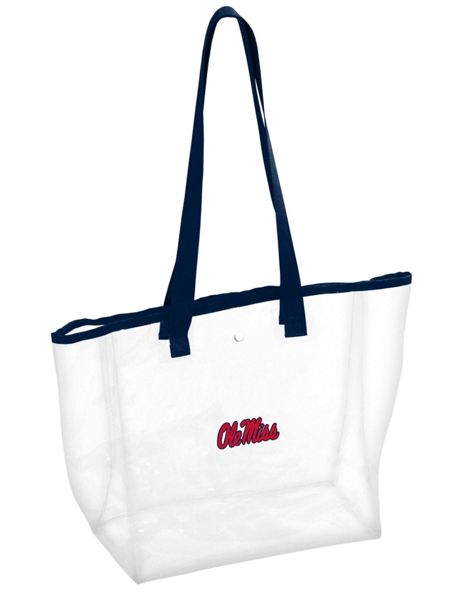Logo Ole Miss Clear Stadium Bag