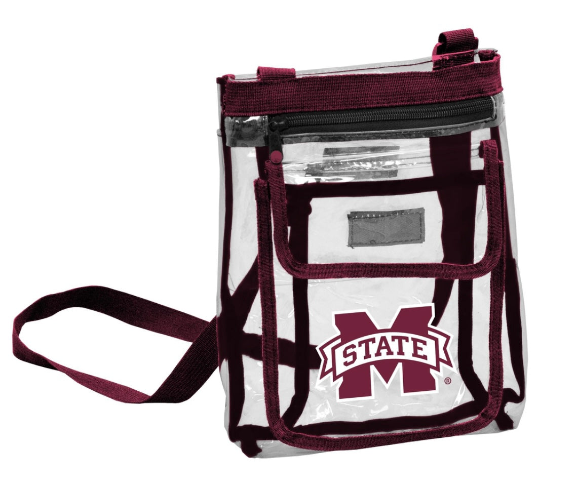 Logo Mississippi State Clear Crossbody