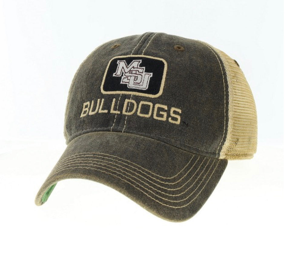 Charcoal Trucker Legacy OFA w/MSU Interlocking logo