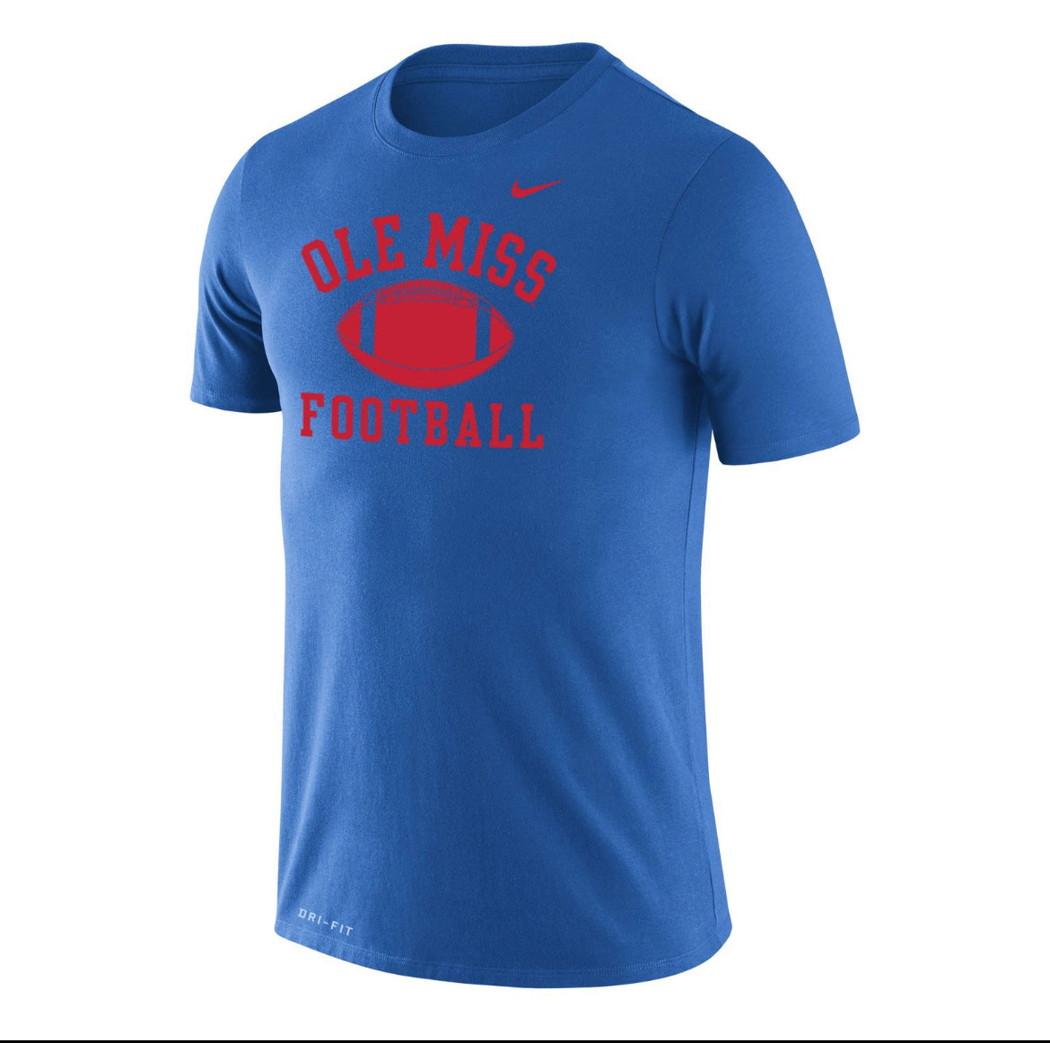 Legend Dri Fit Football Tee- Italy Blue