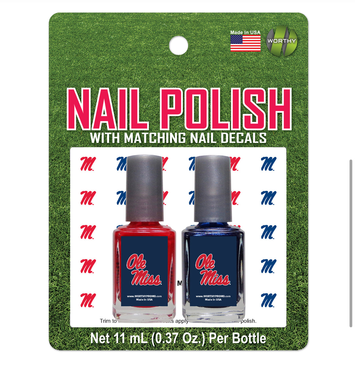 Ole Miss Nail Polish
