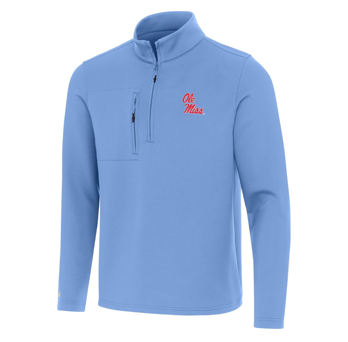Antigua Men’s Insider Mock Club 1/4 Zip - Powder Blue