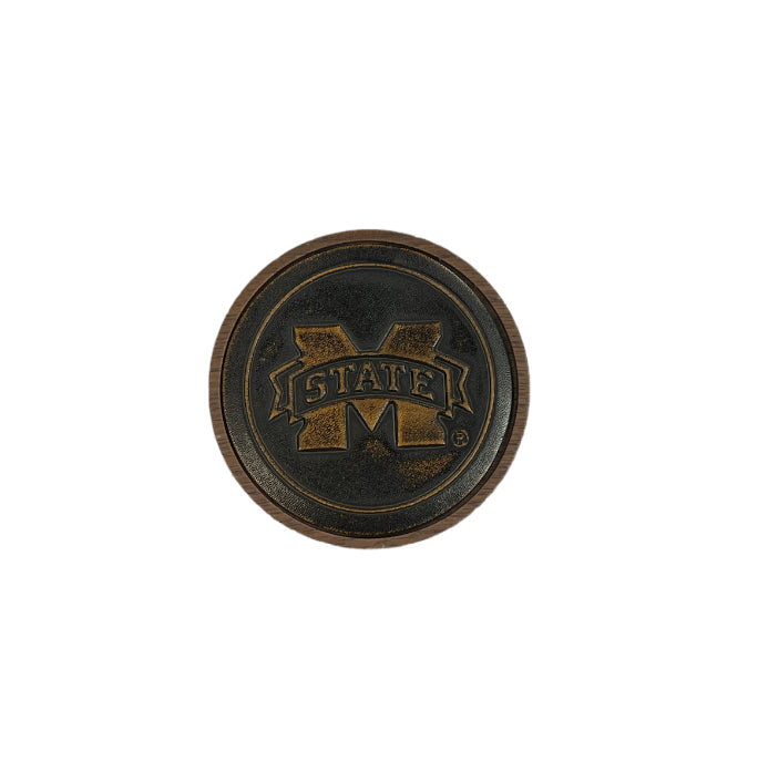 Zep Pro Mississippi State Circle Wood Magnet