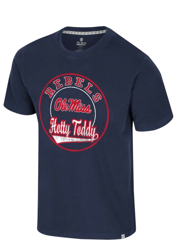 Colosseum Ole Miss Short Sleeve Navy Tee
