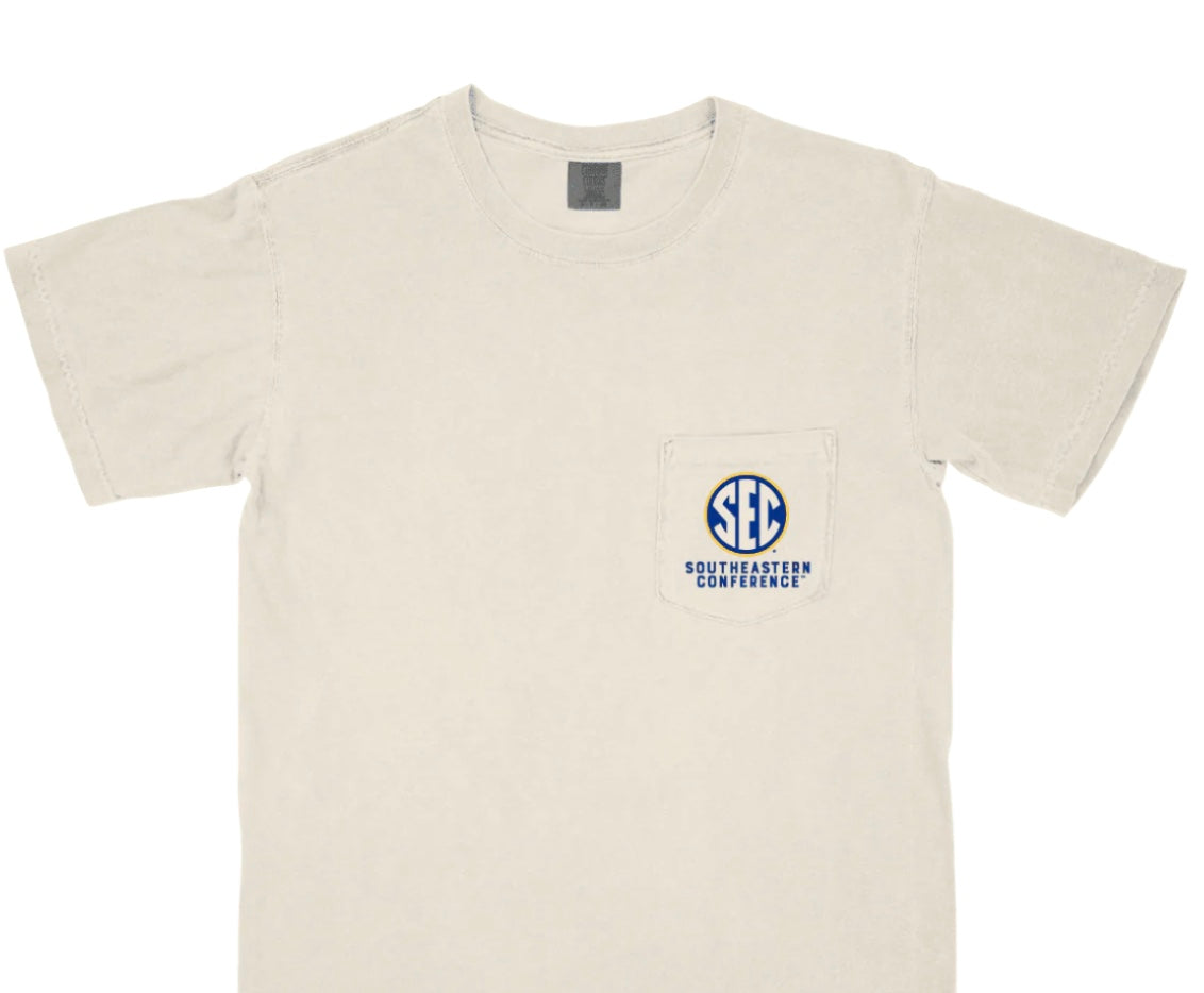 SEC Comfort Color Around the Clock Baseball Tee