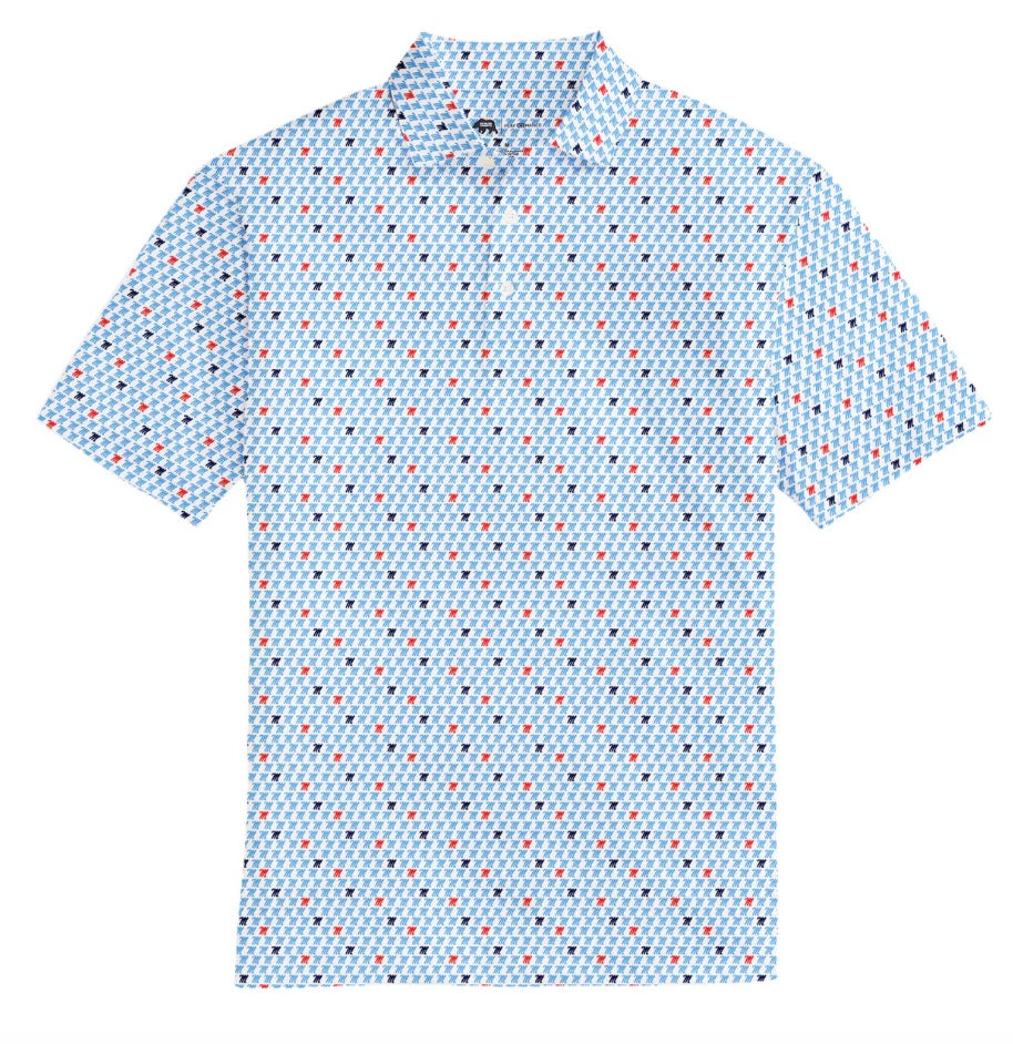 Onward Reserve Ole Miss Tossed M Performance Polo