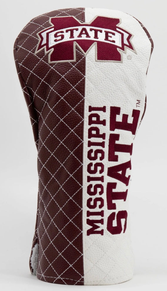 Mississippi State Quilted Driver Headcover - Stripe