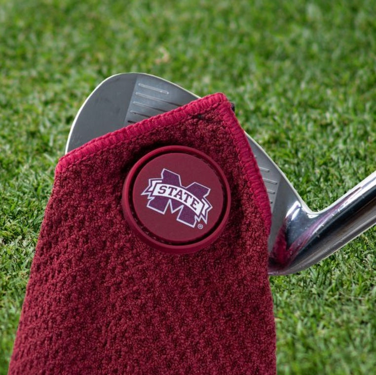 Mississippi State Magnetic Golf Towel - 15x15