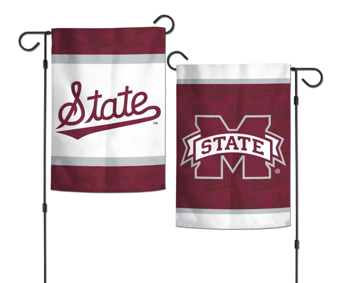 Mississippi State Garden Flag - 2 Sided 12.5x18 in.