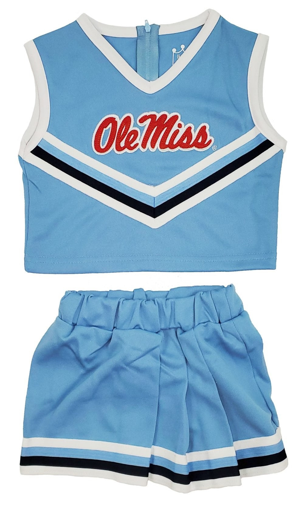 Light blue cheerleading skirt best sale